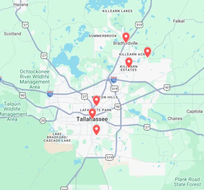Serving Tallahassee & Nearby Neighborhoods