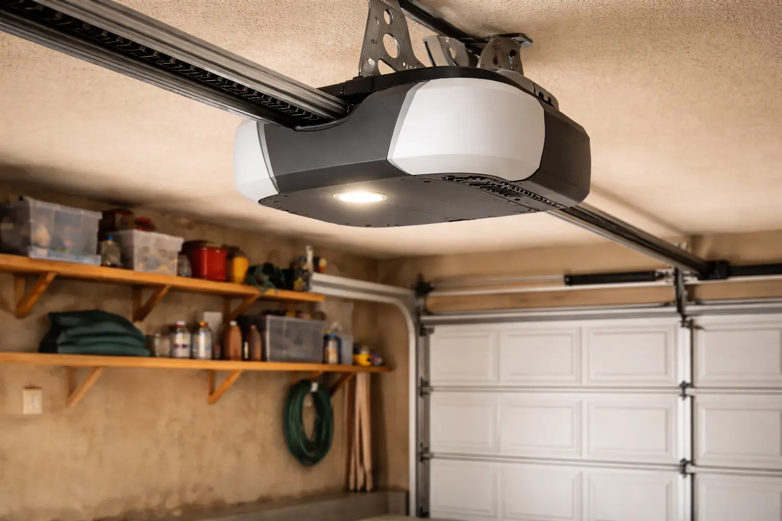 Garage door opener motor installed and repaired in Tallahassee garage